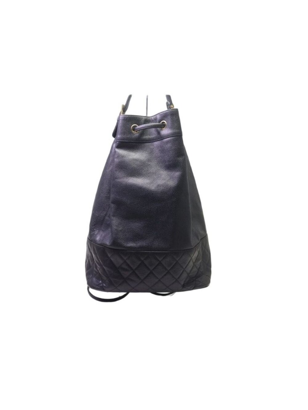 Chanel Caviar Leather Backpack 2-Way Handbag